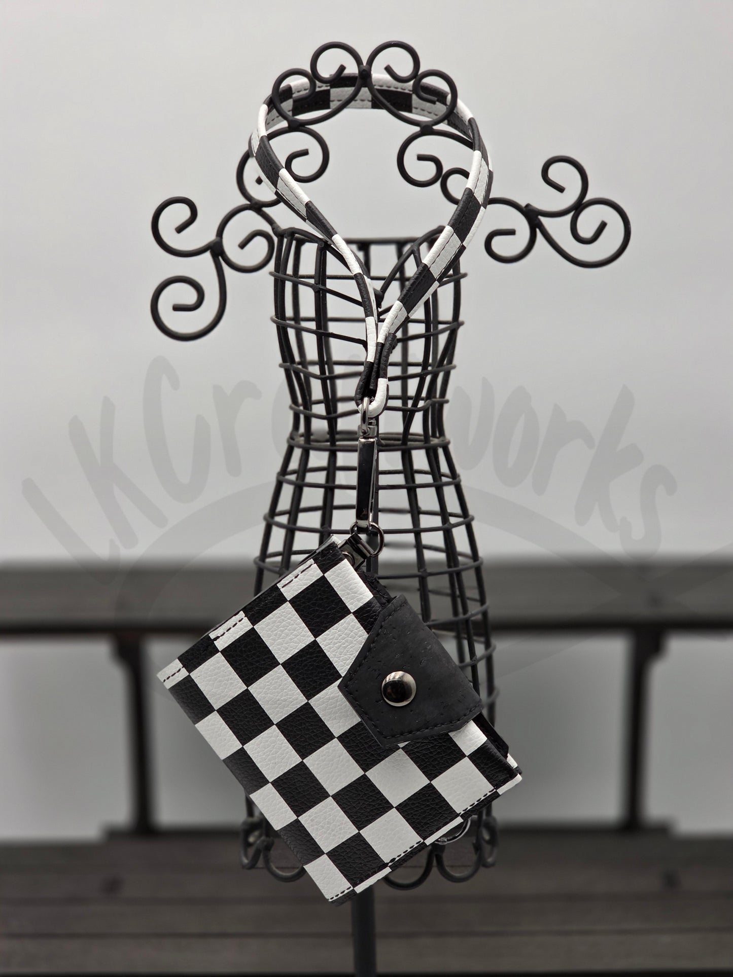 Key Fob Wallet - Checkered