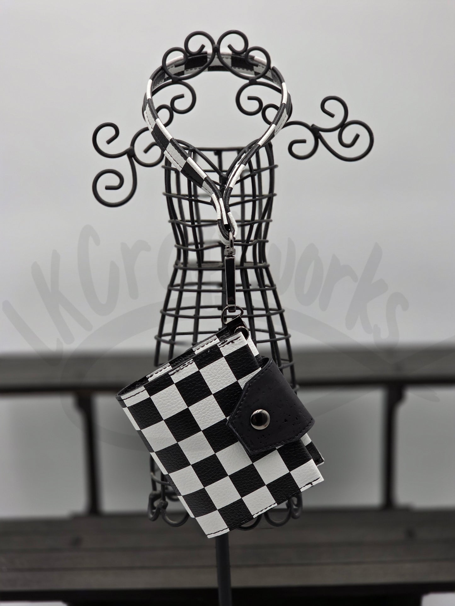 Key Fob Wallet - Checkered