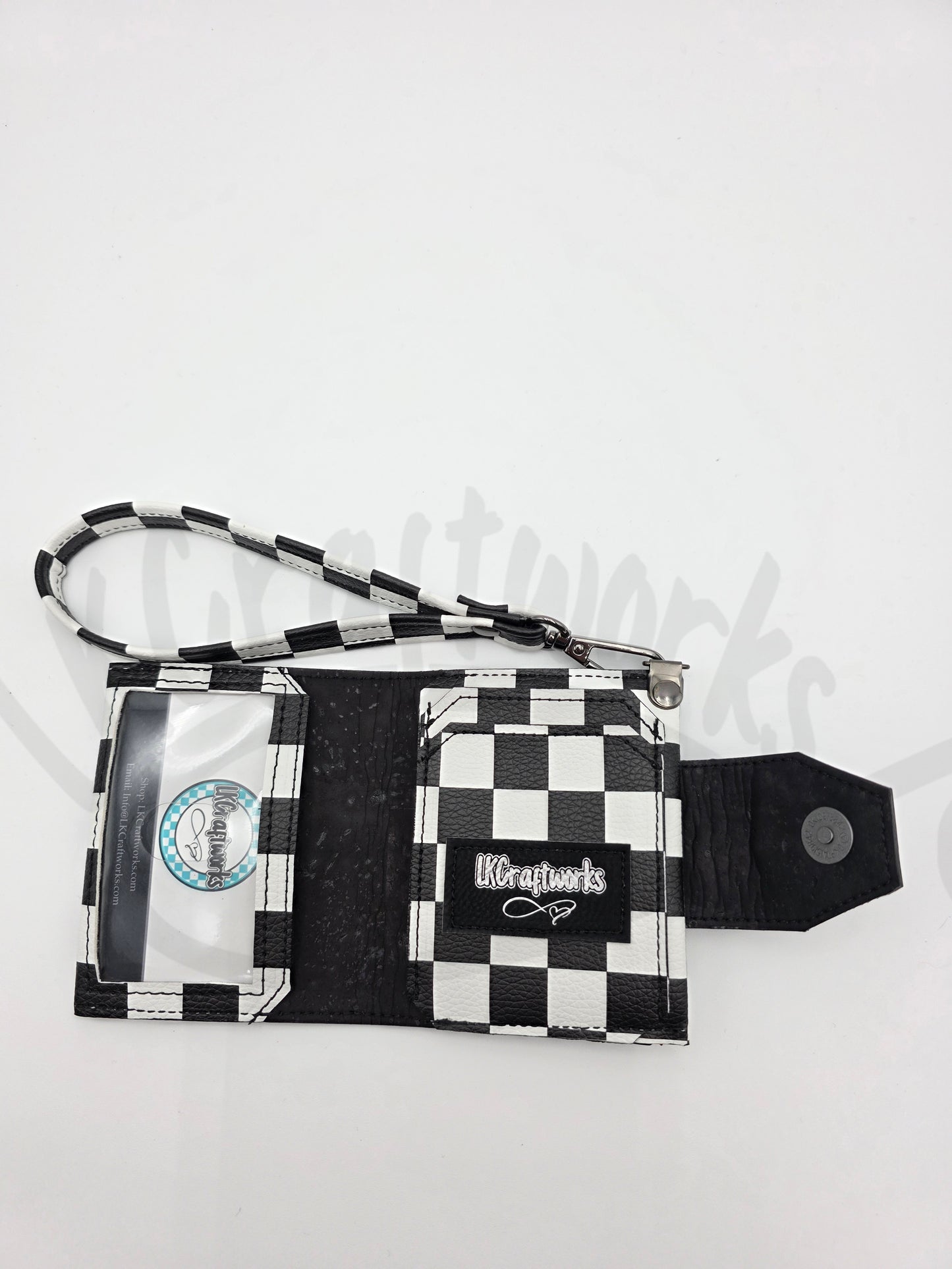 Key Fob Wallet - Checkered