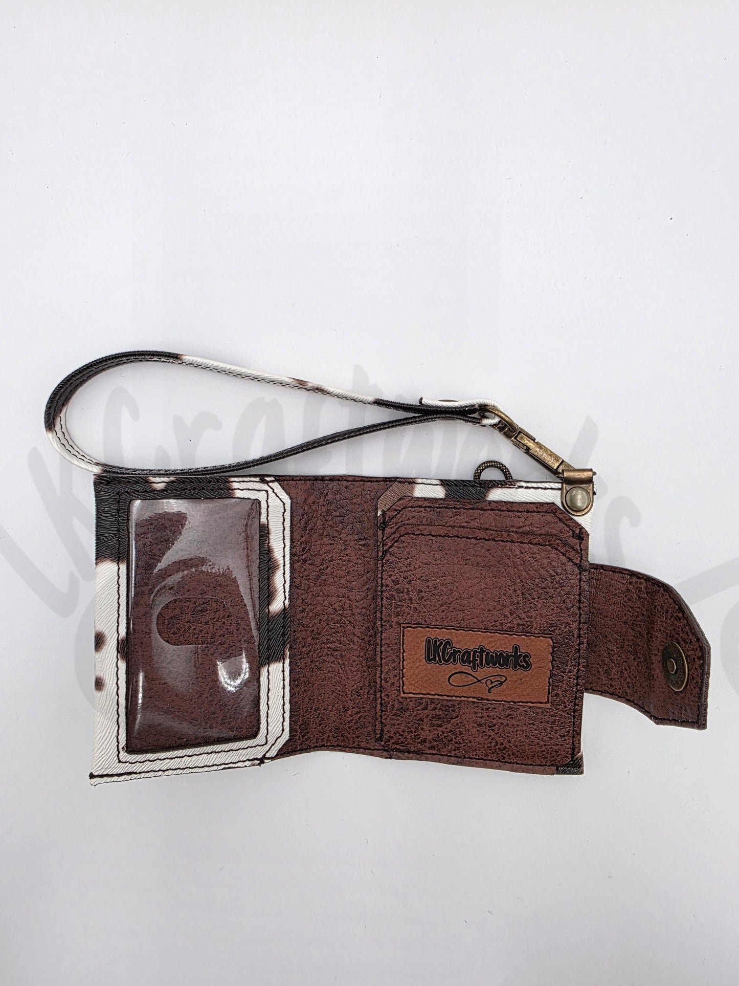 Key Fob Wallet - Cow print