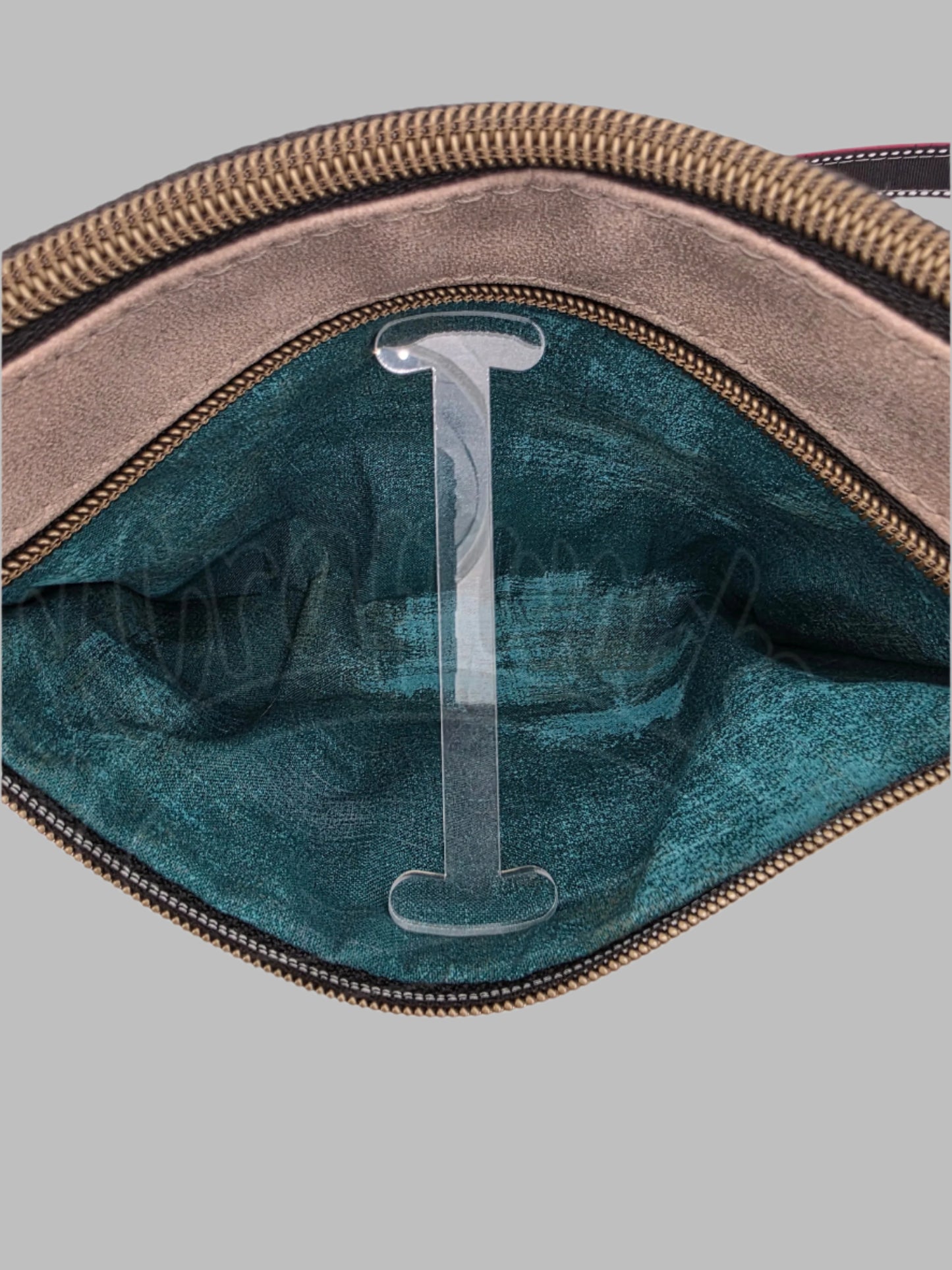 Zippy bag Tall- Black/taupe