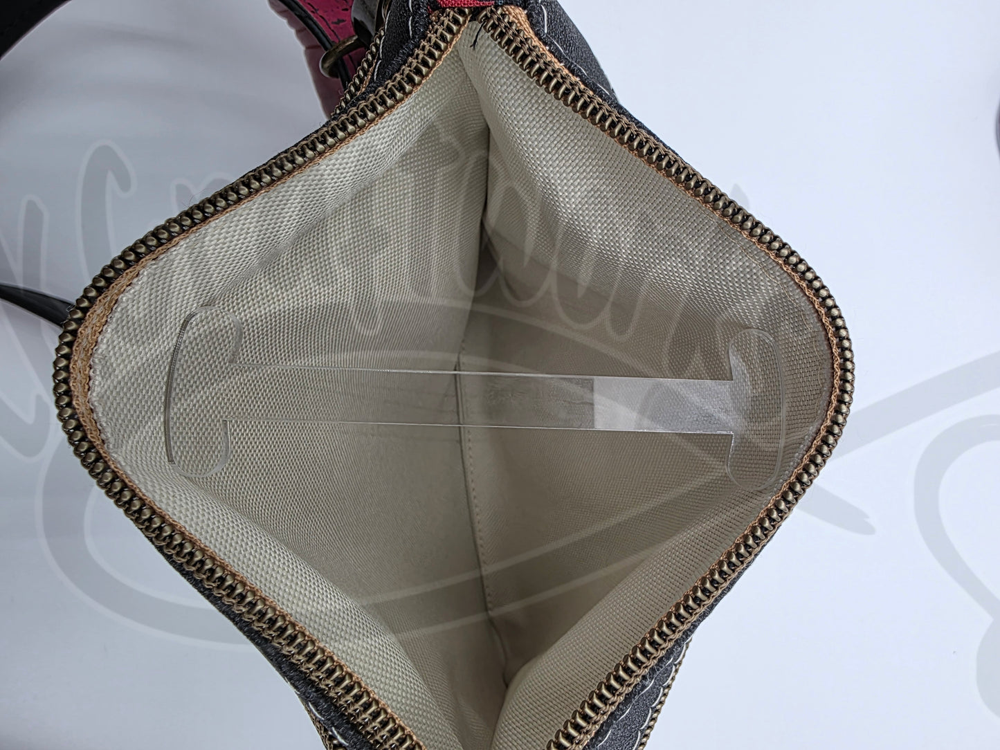 Zippy bag - Charcoal/taupe