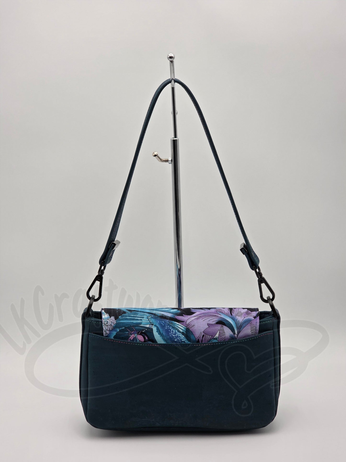 Modified Aries/Pisces crossbody - Teal western