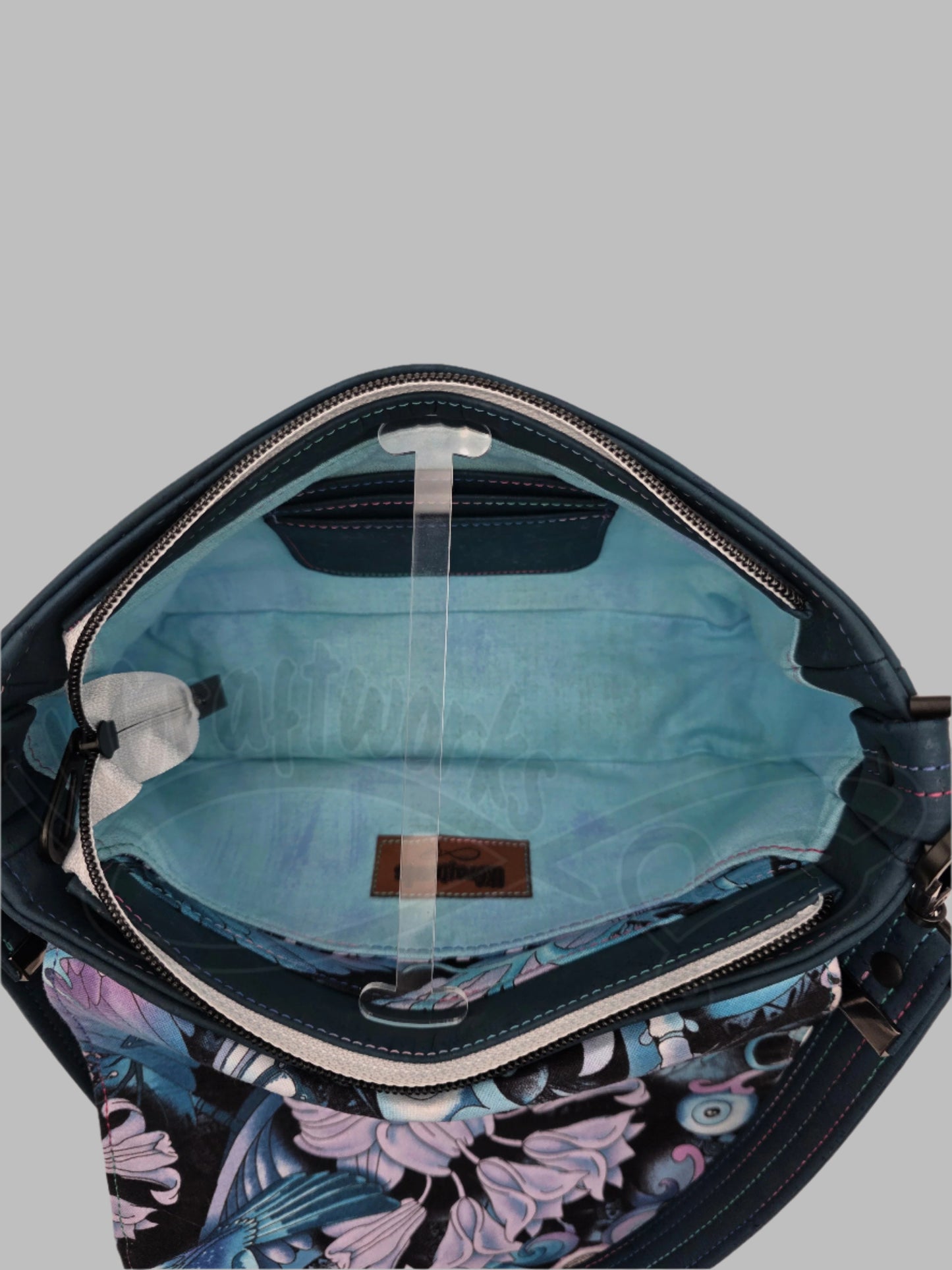 Modified Aries/Pisces crossbody - Teal western