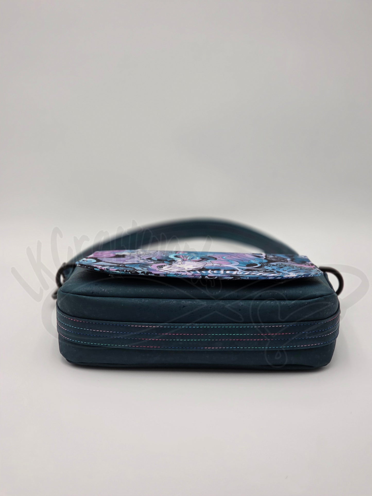 Modified Aries/Pisces crossbody - Teal western