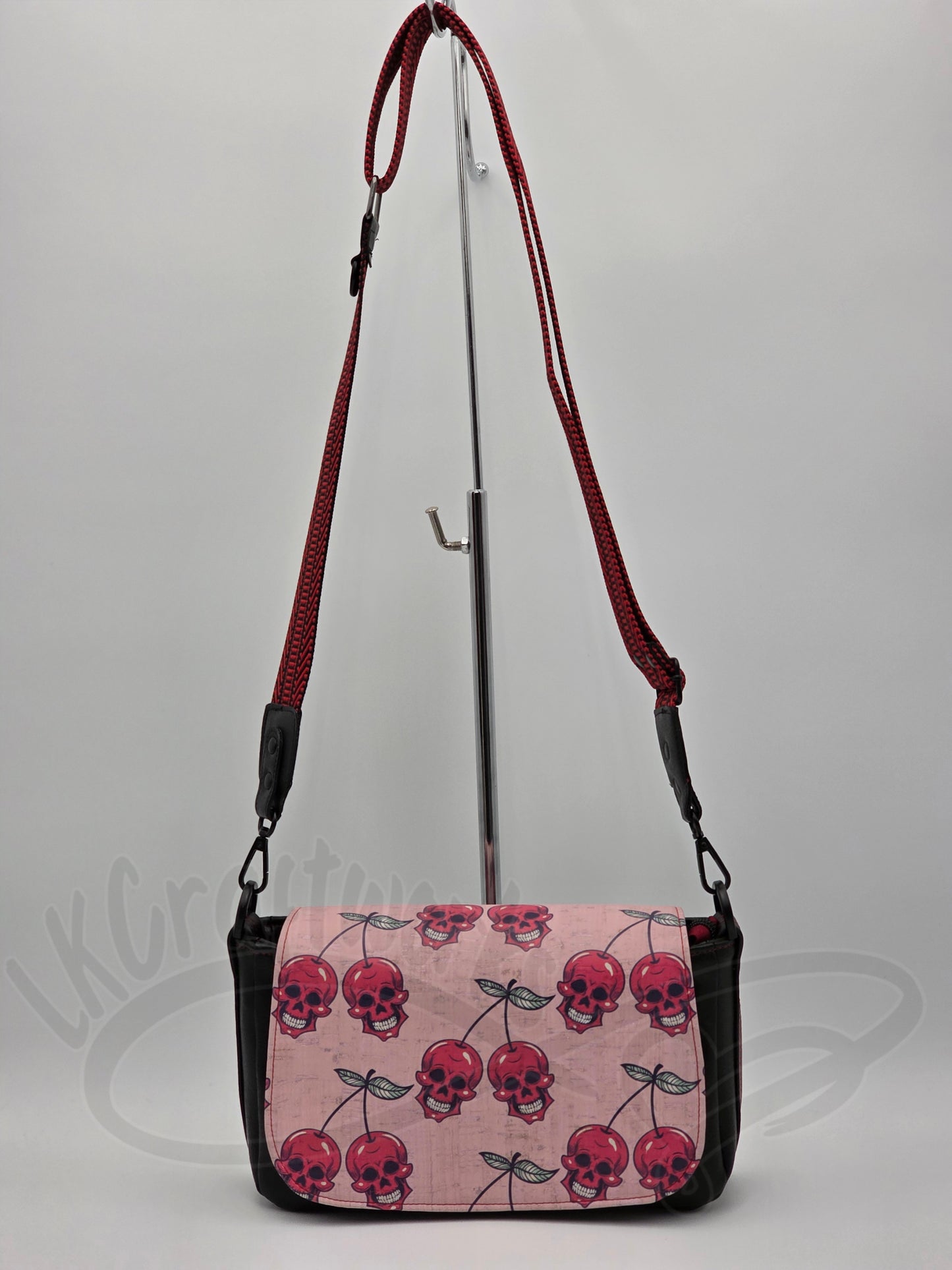 Modified Aries/Pisces Pack Crossbody - Cherry skulls