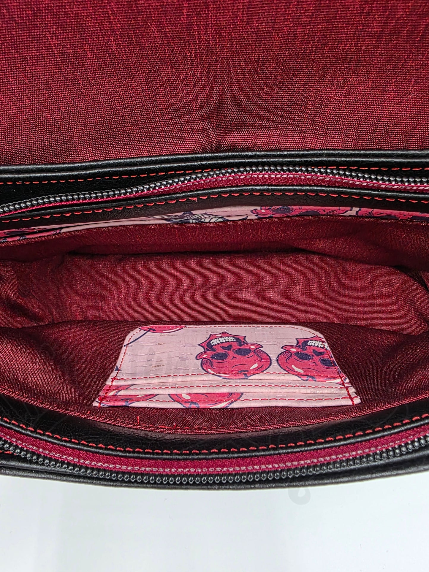 Modified Aries/Pisces Pack Crossbody - Cherry skulls