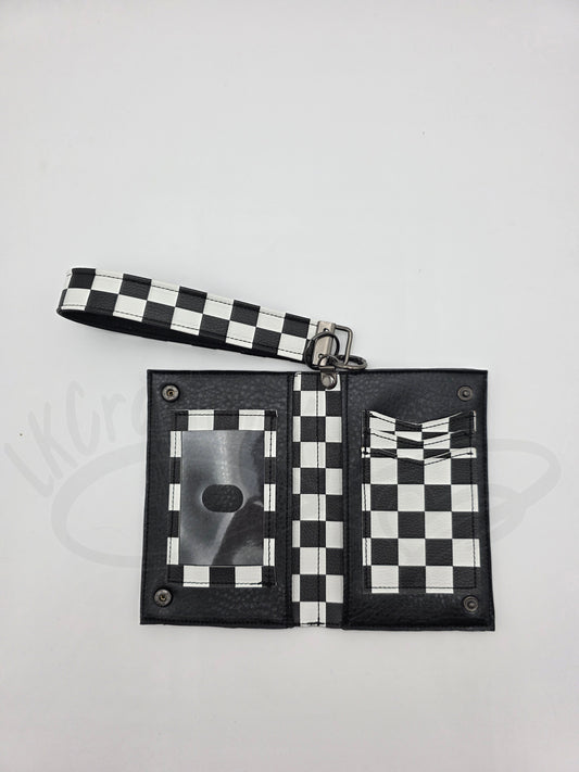 KJB wallet - checkered