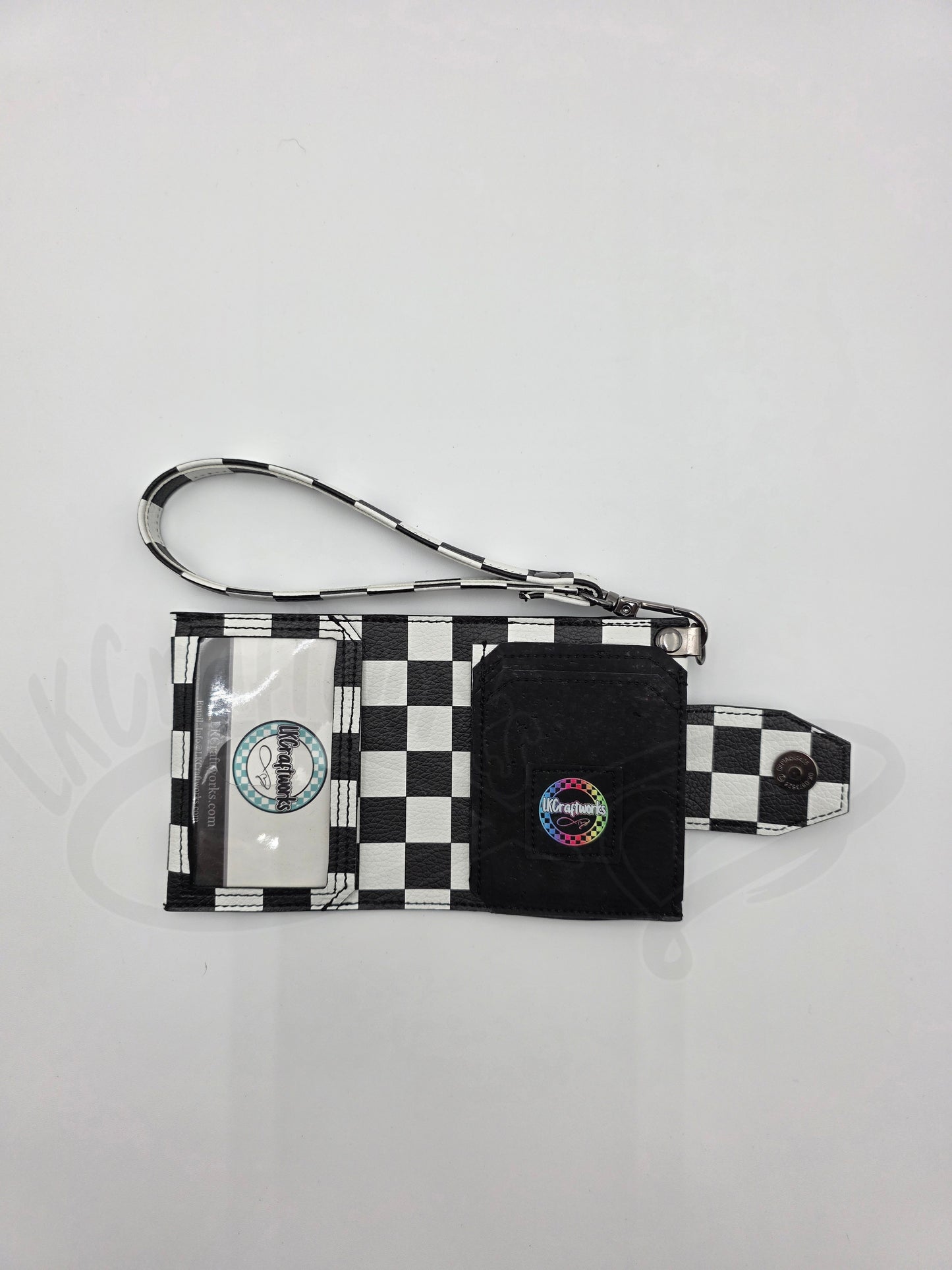 Key Fob Wallet - Checkered 2