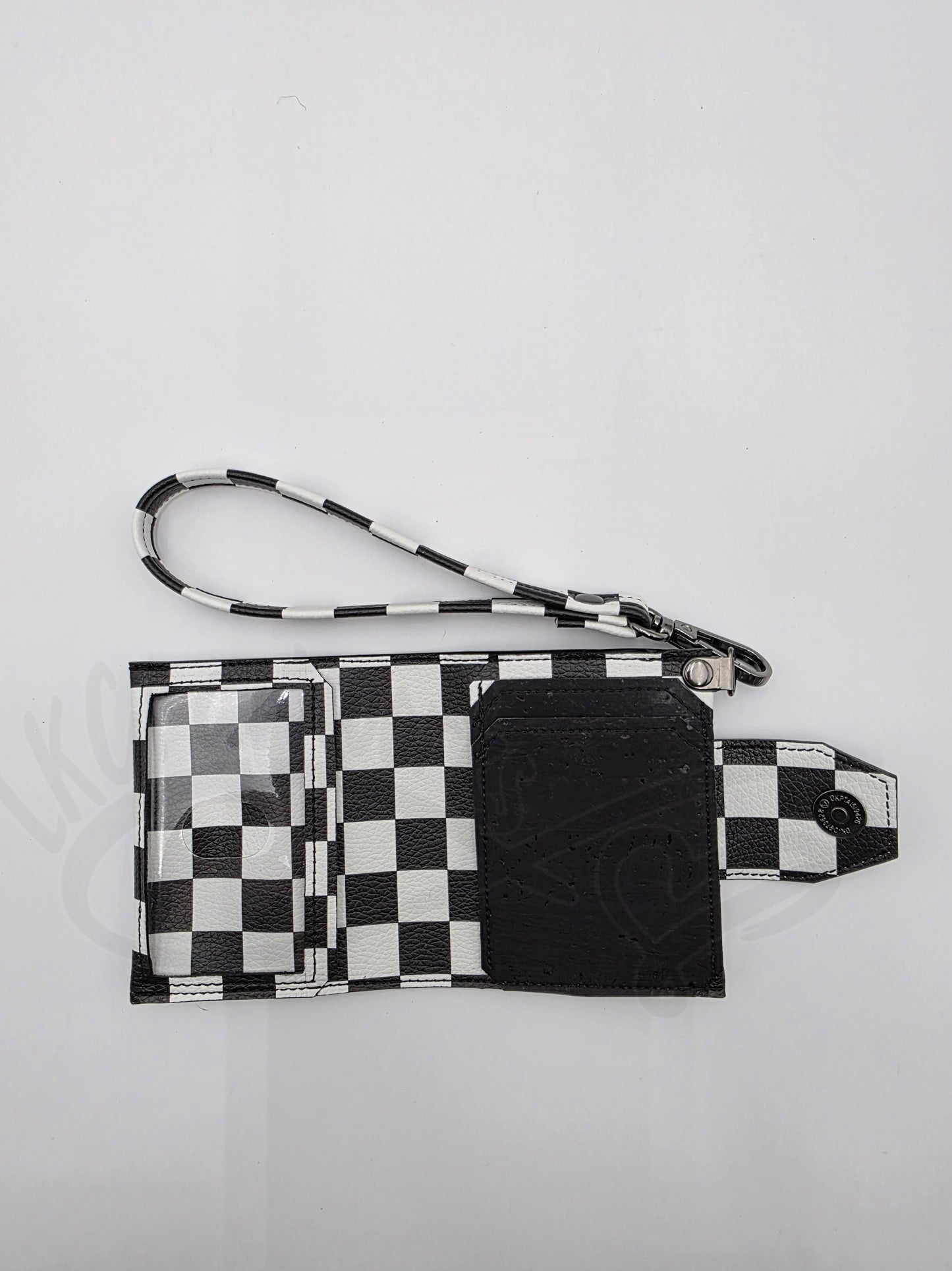 Key Fob Wallet - Checkered 2