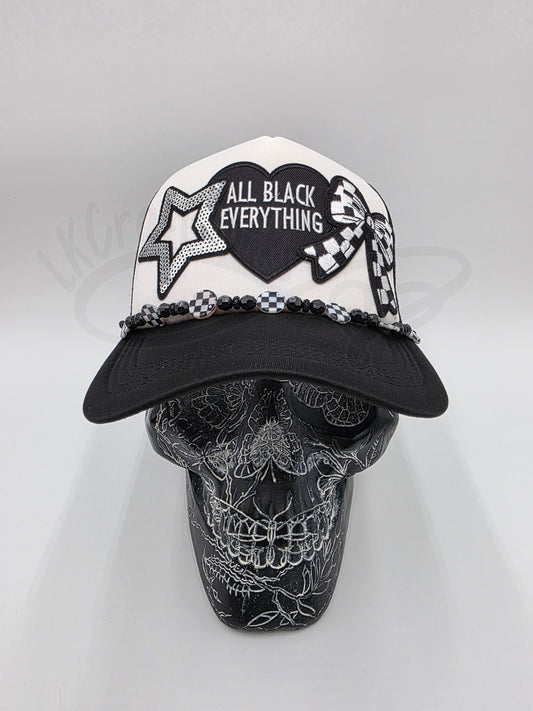 Trucker Hat (snapback)- All Black