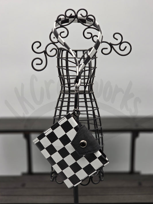 Key Fob Wallet - Checkered