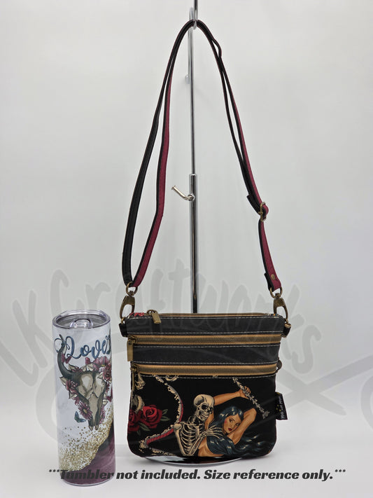 Zippy bag - Charcoal/taupe
