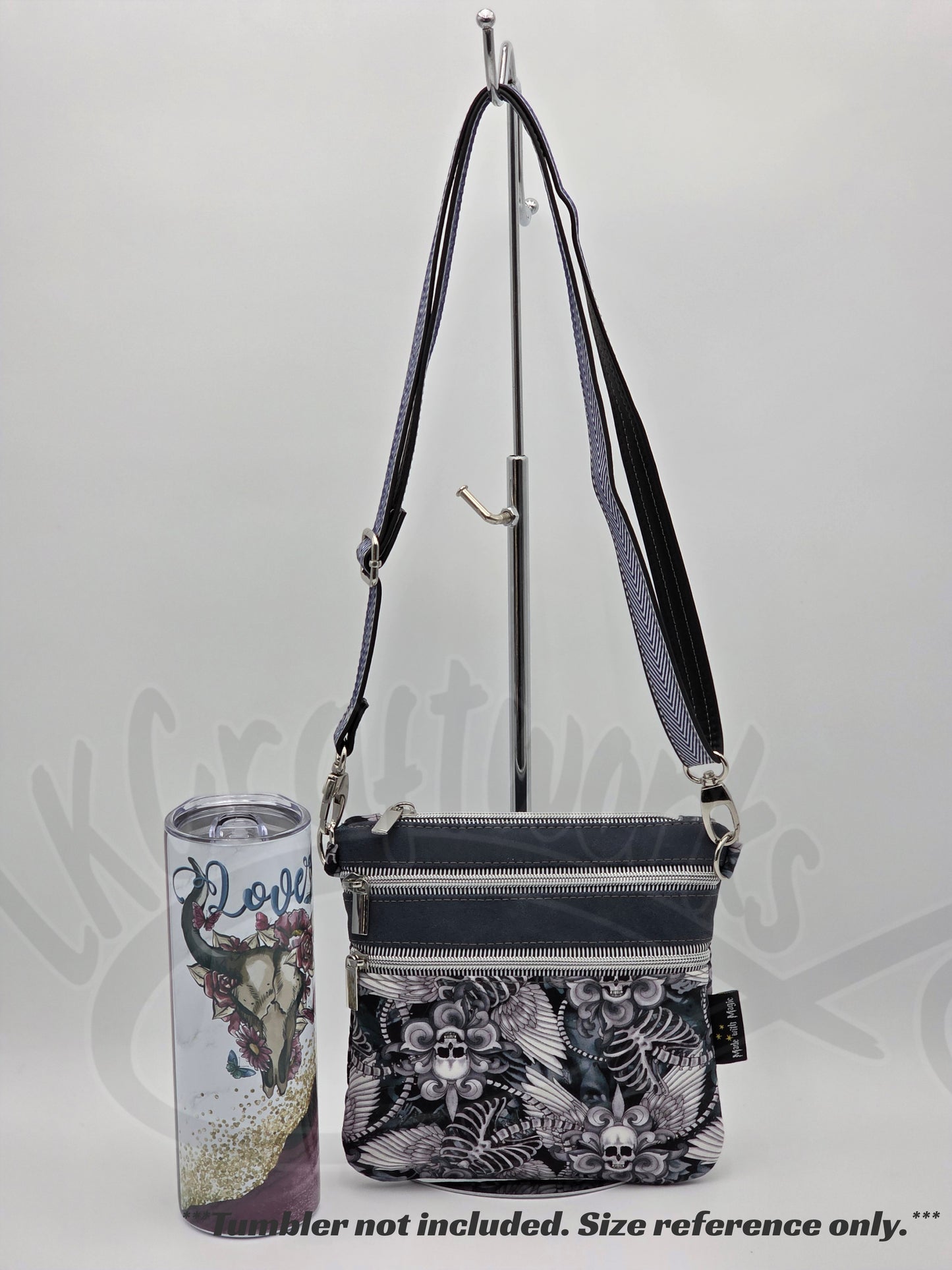 Zippy bag - Grey/blue