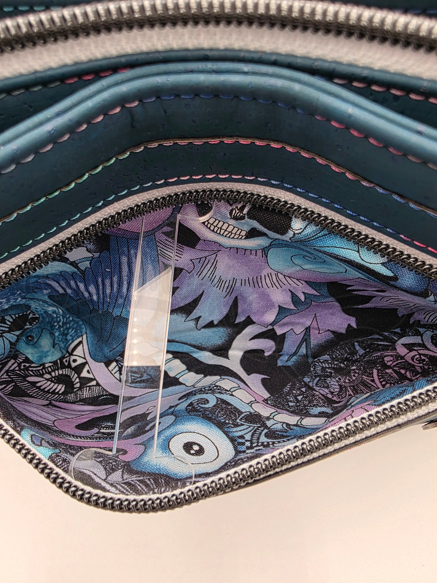 Modified Aries/Pisces crossbody - Teal western