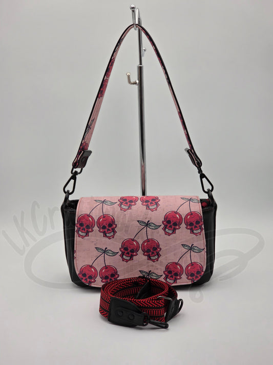 Modified Aries/Pisces Pack Crossbody - Cherry skulls