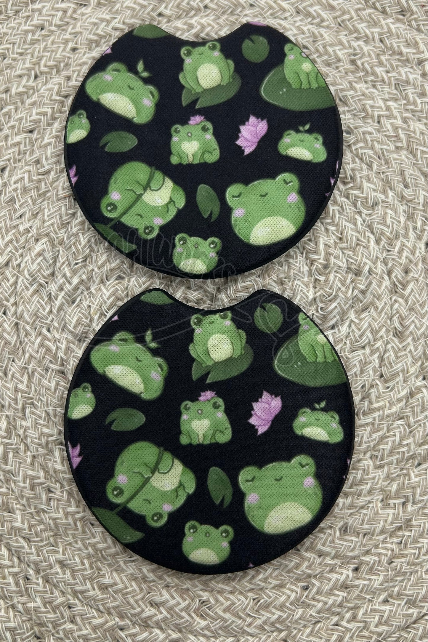 Car Coasters- Frogs