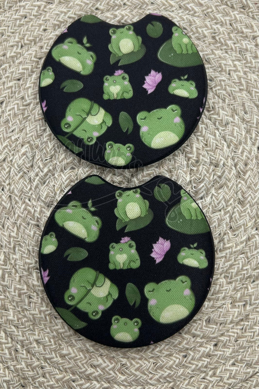 Car Coasters- Frogs