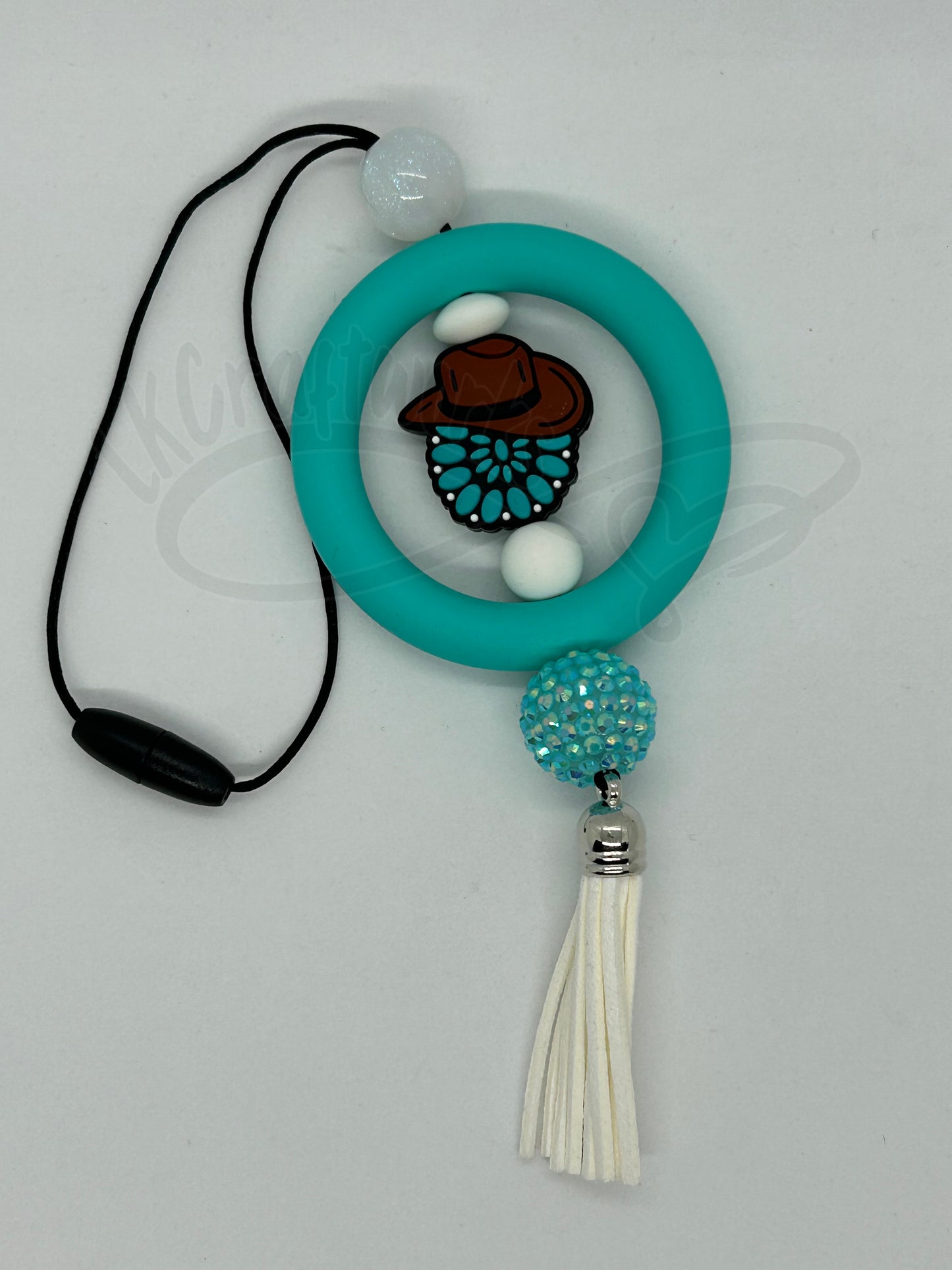 Car charm- Teal