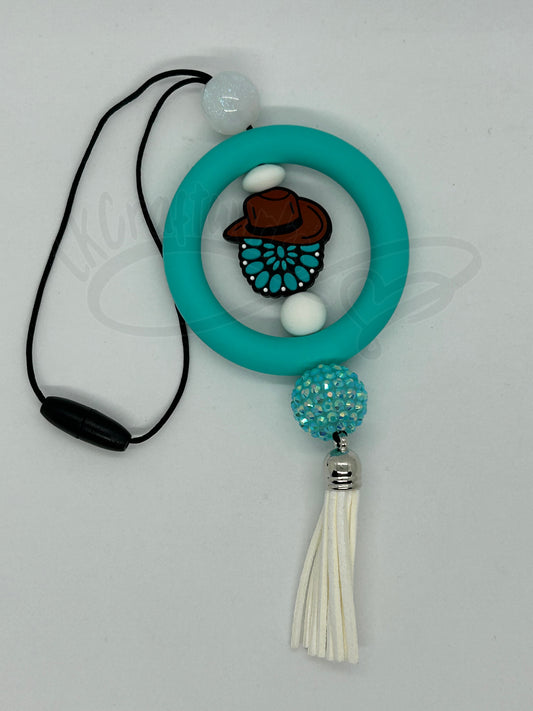 Car charm- Teal