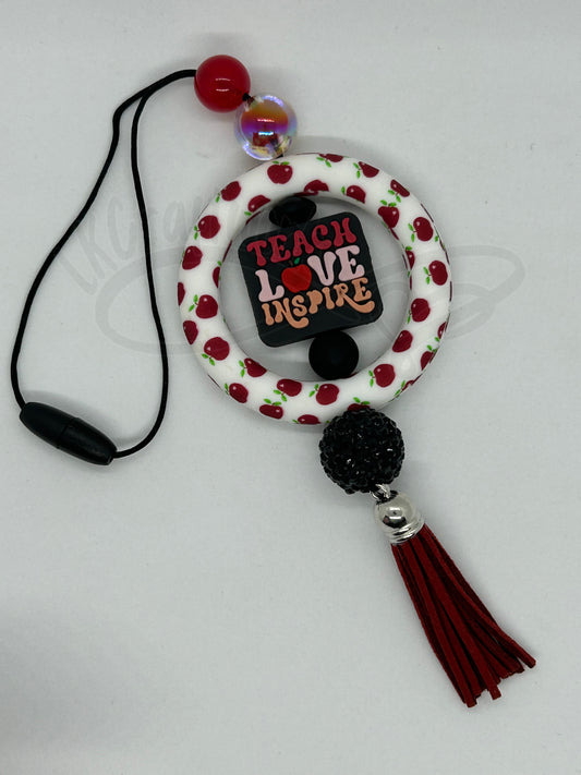 Car charm- Teach Love Inspire