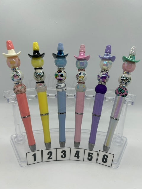 Beaded Pens- Disco Cowgirls