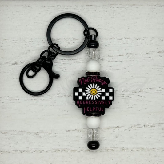 Keychain/ Purse Charm- Not Bossy